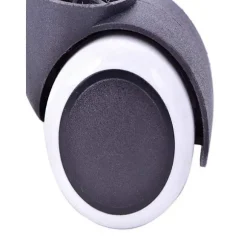 5-pak Hjul til Kontorstol - 11 mm Sort Black Svart