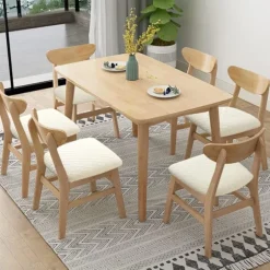 6-pak Jacquard Stretch Stolebetræk, Aftageligt & Maskinvaskbart[JSR]{FY}