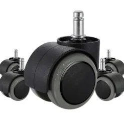 5-pak Kontorstol Hjul, Kompatible med IKEA Stole (10 mm x 22 mm) Kraftige [JUN]