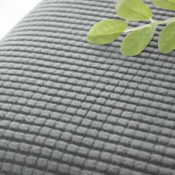 Pakke Armlæn Beskytter Bløde Stræk Polyester Spandex Stof Vandafvisende Skridsikker Armlæn Overtræk til Stol Sofa Couch, Lysegrå