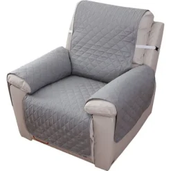 1-personers Relax Lænestol Betræk, Vandtæt Recliner Beskyttende Sofa Betræk til Soveværelse（Grå,55×200cm）