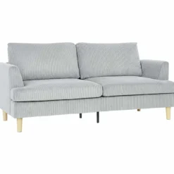 3-personers sofa, højdensitetsskum, snorstof, 188 cm