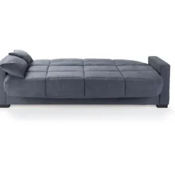 3-personers sovesofa - Antracitgrå - 14 cm madras - 130 x 190 cm - MEGAN Grå