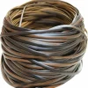 Plastik Rattan - 32m - Rattan Reparationsmateriale - Høj Styrke - Reparationssæt til Havestole - Rattan Møbelreparation - Brun_xx