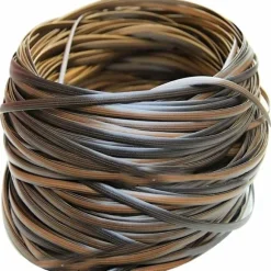 Plastik Rattan - 32m - Rattan Reparationsmateriale - Høj Styrke - Reparationssæt til Havestole - Rattan Møbelreparation - Brun_xx