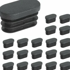 Plastikdupper til møbelfødder ovale dupper til stole plastikdupper til møbelfødder ovale dupper til trampolinstole 20 stk. (15x30mm)