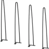 Pæle til bord i hårnåle - DUOKU - 711 mm - Metal - 4 stk. - Belastning 226,8 kg