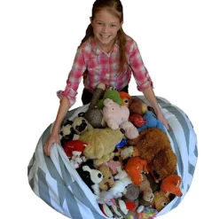 Plyslegetøjsbold opbevaringspose Fodbold Basketball baseball Rugby bea