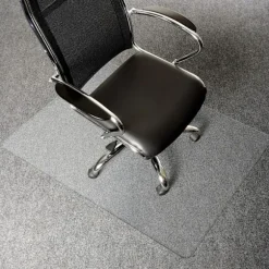 Polycarbonat kontorstol ‎Rektangulær måtte til lav til medium bunke tæppe, 30 x 47 tommer, klar