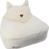 Pouf - DOMIVA - Honey Moon - Velouret - Blød og fluffy - Kattører