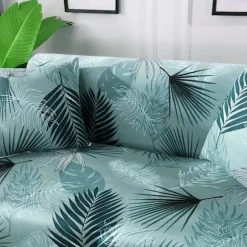 Printet Sofabetræk Strækbart Sofabetræk Mønstret Loveseat Betræk til 2 Personers Hyndesofa Love Seat Sæt (US-BX, 2 Personers/Loveseat)