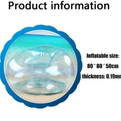 PVC Oppustelig Sofa, Komfortabel Afslappende Oppustelig Siddeplads med Pladsbesparende og Letvægts og Bærbare Funktioner, Transparent Ergonomisk Oppustelig | Fyndiq