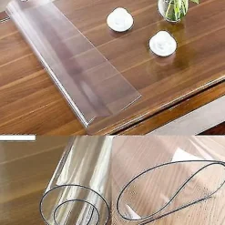 Pvc-bordbeskytter/bordbeskytter transparent, fremstillet efter mål (fås i (160x90 cm)