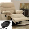 Recliner-udskiftningsdele Universal Sort Metal Træk-Recliner Håndtag