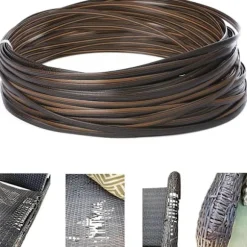 Reparationssæt til flet 37m 120ft Flet Reparationsmaterialer Tofarvet Gradient Mørkebrun med Lysebrune Striber Plastik Rattan Materiale til Terrasse - WELLNGS Brown | Fyndiq
