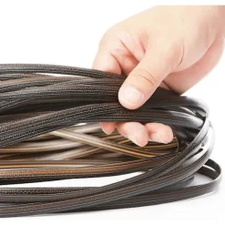 Reparationssæt til flet 37m 120ft Flet Reparationsmaterialer Tofarvet Gradient Mørkebrun med Lysebrune Striber Plastik Rattan Materiale til Terrasse - WELLNGS Brown | Fyndiq