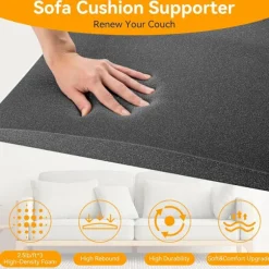 Robust Skum Sofahynde Forstærkningsindsats Ergonomisk Buet Design