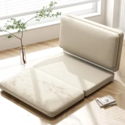 Rootz 2 -i -1 foldning hvilestol - gæstemadras - doven sofa - maksimal komfort - 120W x 80d x 75H cm (stol), 120W x 275d x 10H cm (seng) - brun
