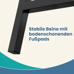Rootz 2 stykker spisebænk sæt - køkkenbænke - spisestue bænke - robust jernramme - 108 cm x 32,5 cm x 50 cm