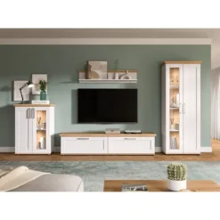 Rootz 4 stykker stue sæt - Møbelkollektion - Lounge Ensemble - Rumbesparelse - 336 cm x 161 cm x 40 cm
