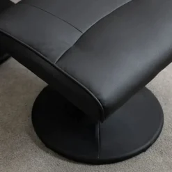 Rootz Afslapningsstol - Massagestol - Hvilestol - Ergonomisk stol - Afslapningsstol med fodskammel - Opbevaringsplads Hvilefunktion - TV-stol med mass | Fyndiq