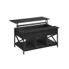 Rootz Antracit Grå-Sort Sofabord - Spånplade Stål - Stuebord - Moderne Bord - Robust konstruktion - 60cm x 100cm x 62cm