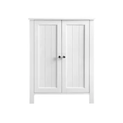 Rootz Badeværelsesskab - Opbevaringsenhed - Organizer - MDF-plade - Hvid - 60 cm x 80 cm x 30 cm - 87 cm x 36 cm x 19 cm - 12,4 kg - 1 x tilbehørstask | Fyndiq