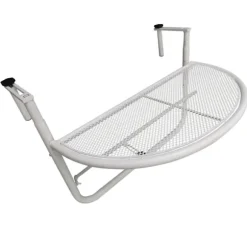 Rootz Balcony Hængebord - Hvid - Metal - 23,62 cm x 17,71 cm x 19,68 cm