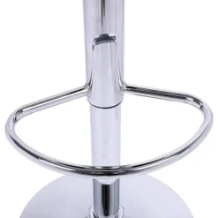 Rootz Barstol - Bordskammel - Justerbar barstol - Komfortabelt kunstlæder - Nem montering - Robust kromramme - 38cm x 35cm x 84-106cm Justerbar højde | Fyndiq