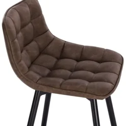 Rootz barstol - Designer barstol, bordskammel - kunstlæder, metalben - komfortable og ergonomiske, robuste og holdbare, alsidige og stilfulde - sædehø | Fyndiq