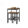 Rootz Bartisch Kitchen Table - Standing Table - Gathering Table - Vintage Style - Rumbesparende design - 60 x 60 x 92 cm