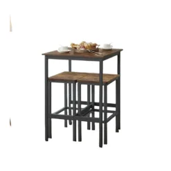 Rootz Bartisch Kitchen Table - Standing Table - Gathering Table - Vintage Style - Rumbesparende design - 60 x 60 x 92 cm