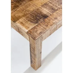Rootz bord 110 x 60 x 47 cm massivt træ Mango Natur - Stuebord i landlig stil Rustikt sofabord Stue i massivt træ