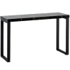 Rootz Chic konsolbord - Moderne skrivebord - Arbejdsbord - Robuste metalben - Elegant marmorlook - 120 cm x 40 cm x 76 cm