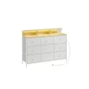 ROOTZ CHOST OF THEBLEERS - KOLLER - Opbevaringsenhed - LED -belysning - 33,5 T x 114 W x 84 H cm - Cloud White - Funktionelt design