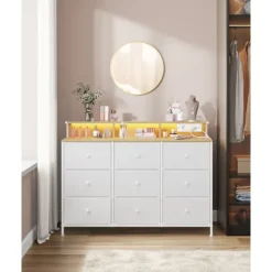 ROOTZ CHOST OF THEBLEERS - KOLLER - Opbevaringsenhed - LED -belysning - 33,5 T x 114 W x 84 H cm - Cloud White - Funktionelt design