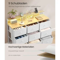 ROOTZ CHOST OF THEBLEERS - KOLLER - Opbevaringsenhed - LED -belysning - 33,5 T x 114 W x 84 H cm - Cloud White - Funktionelt design