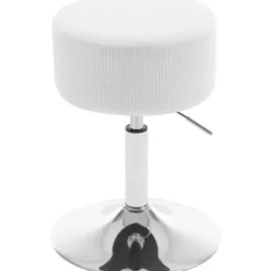 Rootz Corduroy Justerbar drejestol - Makeupstol - Møbelsæde - Åndbart sæde - 33,5 cm x (52-67 cm) x 33,5 cm