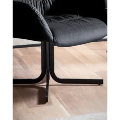 Rootz Cosy Lounge Stol - Moderne lænestol - Velvet siddepladser - Understøtter op til 120 kg - 64 cm x 74 cm x 68 cm