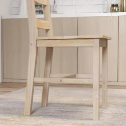 Rootz 5-delt spisebordssæt - Spisestuemøbler - Fyrretræ Spisestuesæt - Pladsbesparende design - Materialer af høj kvalitet - Gulvbeskyttelse - Bord: 1 | Fyndiq