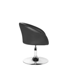 Rootz design relax lænestol lounge lænestol syntetisk læder cocktail lænestol sort - Drejelig lænestol - Spisestuestol 120 kg - Club lænestol læder lo | Fyndiq