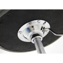 Rootz Designer Hocker - Taburet - Siddestol - Drejeligt sæde - Justerbar stol - Moderne skammel - Roterende sæde - Hvid - 15,7x15,7x10,2 tommer