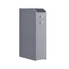 Rootz Dove Grey smalt badeværelsesskab - Opbevaringsskab - Organizer - MDF-materiale - Letvægts - Pladsbesparende - Nem montering - 40cm x 18cm x 70cm | Fyndiq