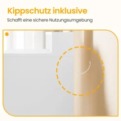 Rootz Dressing Bord med spejl - Frisørstabel - Vanity Desk - Rummelig opbevaring - 40 x 60 x 127 cm