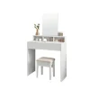 Rootz Dressing Table - Hairressing Table - Makeup Vanity - Stilfuld opbevaring - 80 cm x 40 cm x 140 cm