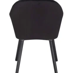 Rootz Ergonomic Velvet Spisestuestol - Komfortabel siddeplads - Stilfuld stol - Højdensitetsskum - Lændestøtte - Holdbar konstruktion - 81 cm x 40 cm | Fyndiq