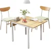 Rootz Foldbart spisebord - Køkkenbord - Rumbesparende bord - Ideel til små værelser - 78 cm x 120 cm x 76,2 cm
