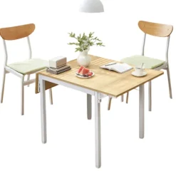 Rootz Foldbart spisebord - Køkkenbord - Rumbesparende bord - Ideel til små værelser - 78 cm x 120 cm x 76,2 cm