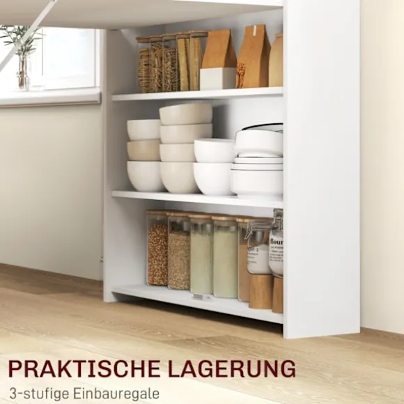 Rootz Folding Spisebord - Udvidelig bord - Rumbesparende bord - Anti -Tilt Stabilitet - 80 cm x 90 cm x 93 cm Udfoldet