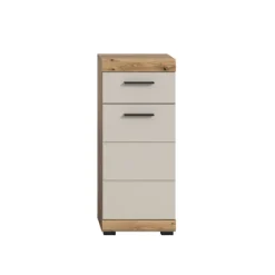 Rootz Fritstående kabinet - Opbevaringsenhed - Arrangør - Holdbar MDF, alsidig design - 37 x 88 x 31 cm